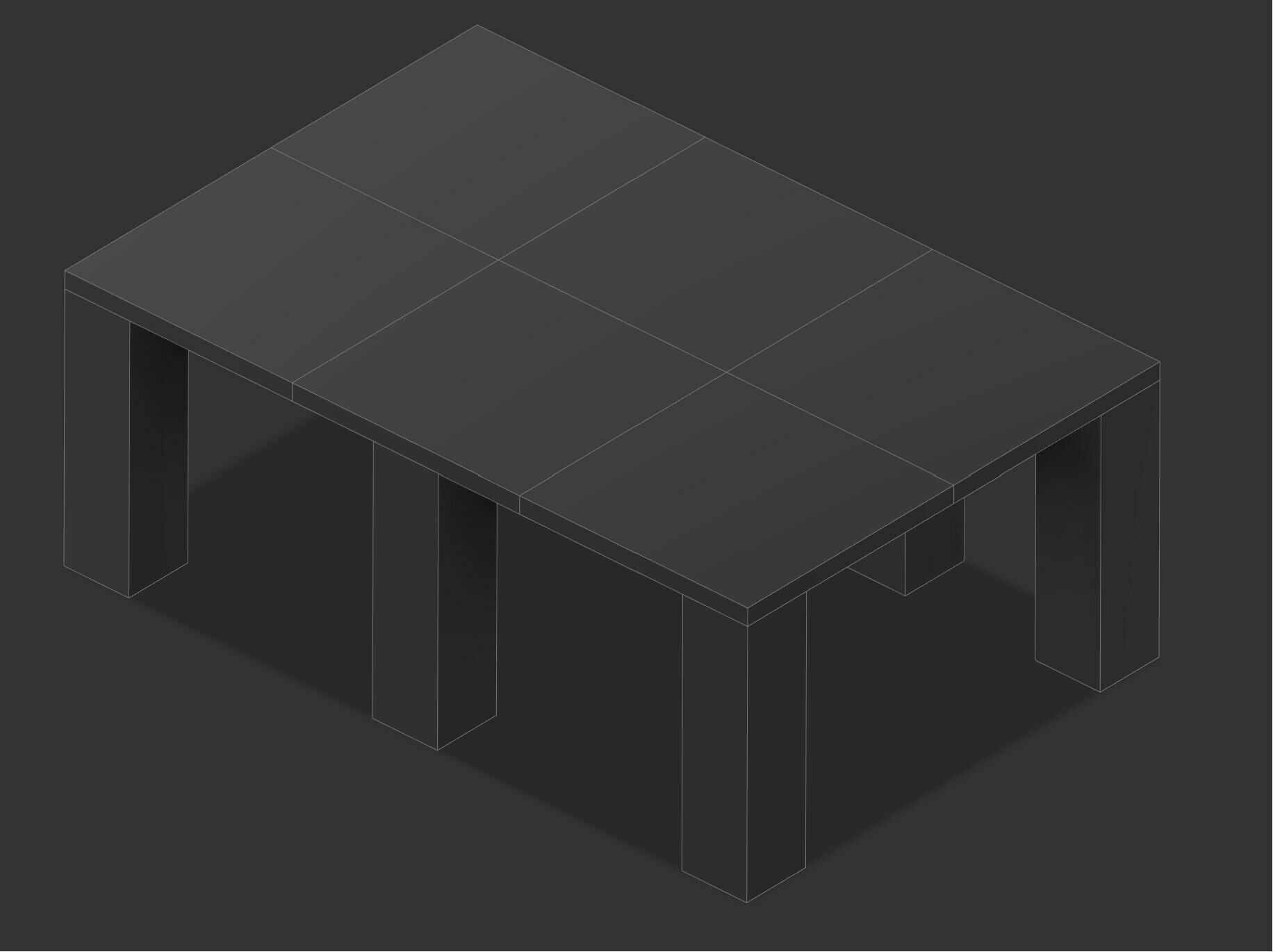 modular Tabelle Brettspiel Rollenspiel Tischplatte Spiele 3D print model - Mito3D
