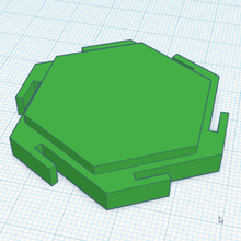 modular tile - blank 3d print model - Mito3D