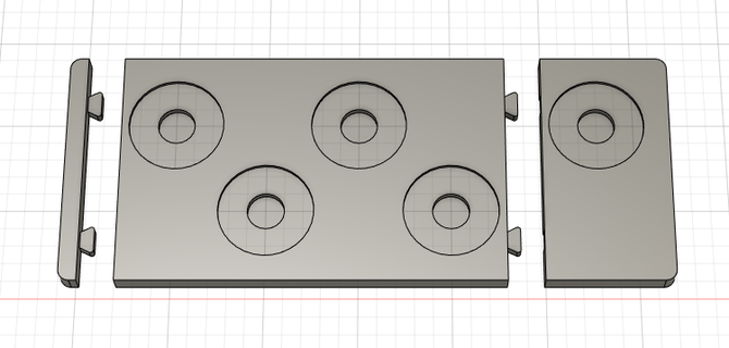 modular pista contando lorcana disney ravensburger tcg rastreador 3d print model - Mito3D