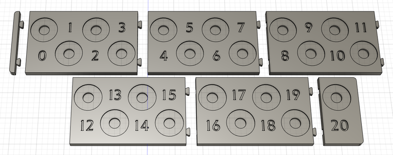 modulare traccia lore lorcana disney ravensburger tcg tracker 3d print model - Mito3D
