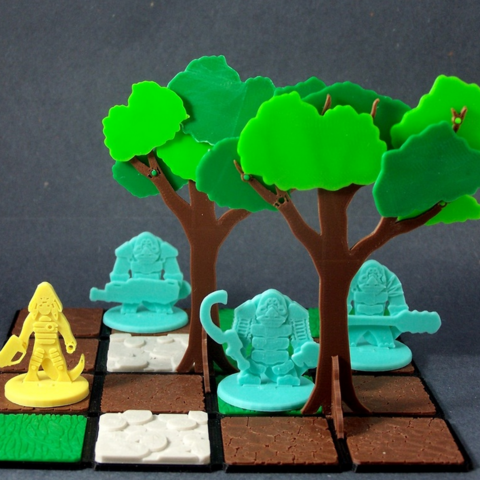 modulaire pré visualisation de l'arbre jeu 3D print model - Mito3D