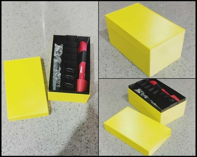 modulare vuse Conservazione scatola gadget svapare baccelli caricabatterie contenitore 3d print model - Mito3D