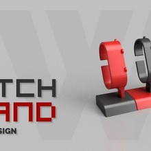 modular ficar pé exibição relógio pulso casa 3d print model - Mito3D