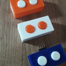 modül 2 düğmeler arduino modulo push botton tetiklemek mikrodenetleyici resim 3d print model - Mito3D