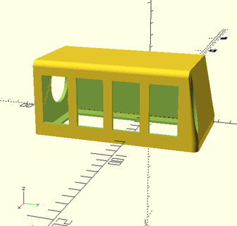 modulo capilla 4 botones tipo arb module jauge cosse 3 bouton catégorisé 3d print model - Mito3D