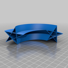 moebius-pentagramm-Schnitt verschiedene math 3d print model - Mito3D