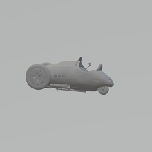 Moebius triciclo sci fi brinquedo espaço navio quadrinho Steampunk vôo carro motocicleta 3d print model - Mito3D