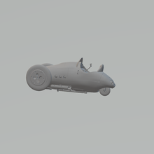 moebius trike sci-fi toy space ship comic steampunk flying car motorcycle 3d print model - Mito3D