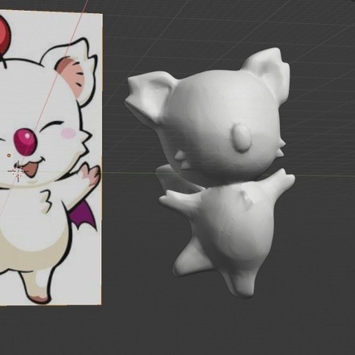 moguri final fantasy juego jannie kupo el karaoke lindo de la licitación 3D print model - Mito3D