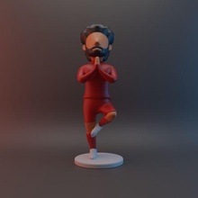 moh salah Liverpool 3d imprimíveis arte Mohammed lfc brinquedo figura personagem decoração pintura futebol 3d print model - Mito3D