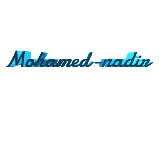 mohamed-nadir boy male man first name decoration art home day bricoloup 3d 3D print model - Mito3D