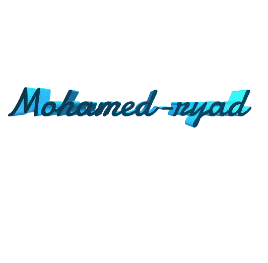 mohamed-ryad boy male man first name decoration art home day bricoloup 3d 3D print model - Mito3D