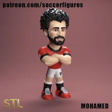 mohamed stl expediente 3dprint coleccionable miniaturas fútbol 3d print model - Mito3D