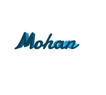 mohan boy male man first name decoration art home day bricoloup 3d 3d print model - Mito3D