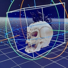 moicano crânio 3d escaneado arte 3d print model - Mito3D