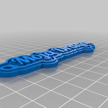 mía arrastrar personalizado llaveros 3d print model - Mito3D