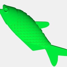 mojarra pesce gatto giocattolo pesca 3d print model - Mito3D