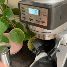 moka holder baratza sette 270wi perculator coffee bialetti grinder express espresso good direct grinding pancake plant background 3d print model - Mito3D