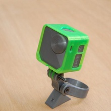 mokacam quadro gadget suporte monte gopro montagem bicicleta 3d print model - Mito3D