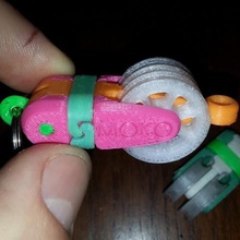 moko bloco de combater a polia jogo divertido mini mecânico brinquedos 3d print model - Mito3D