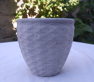 mold cement plaster pot pineapple 13 x cm high candle holder gypsum cactus decoration 3d print model - Mito3D
