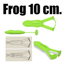 mold frog 10 cm 3d stl step file cnc print gadget fishing lure soft bait hook bass trout salmon 3d print model - Mito3D