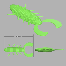 moule grenouille pêche leurre souple 3d stl étape fichier cnc impression actif gadget doux appât crochet basse truite 3d print model - Mito3D