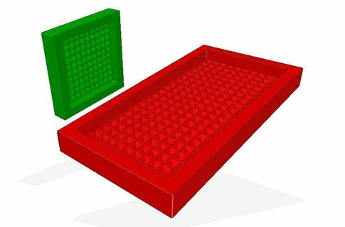 mold gel tab tray 3d print model - Mito3D