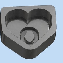 mold heart letter kitchen cake cakes decoration 3d print model - Mito3D