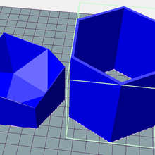 mofo icosaedro 6sm banho bombear 3d print model - Mito3D