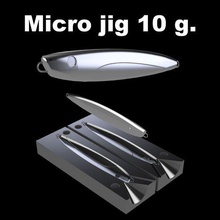 muffa micro jig 10g adescare 3d stl file cnc Stampa gadget pesca morbido esca gancio 3d print model - Mito3D