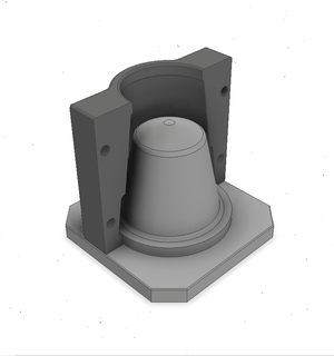 moule 2 pot ciment 3d print model - Mito3D