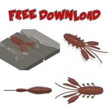 mold supper bug lure 3d stl file cnc print gadget fishing soft bait hook 3d print model - Mito3D