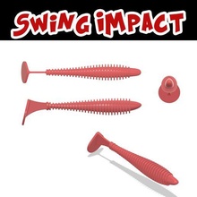 mold swing impact 2 3 inch lure 3d stl file cnc print gadget fishing soft bait hook 3d print model - Mito3D