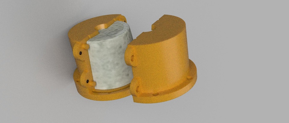 molde to fabricar cemento gips yeso floreros hogar casa 3d impreso florero hormigón impresión fundición ideas 3d print model - Mito3D