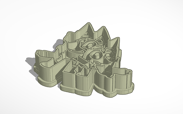 molde de bläulich su bruder torta galletten cumpleaños 3d print model - Mito3D