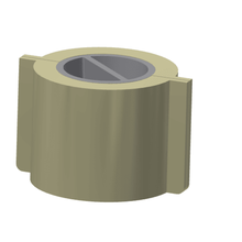 molde maceta cilindrica 3d print model - Mito3D
