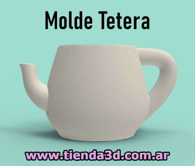molde maceta tetera moldes macetas cemento artesania potes mofo bolores plantador vaso flores concreto cimento pára bule chá 3D print model - Mito3D
