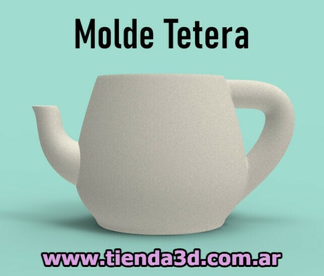 molde maceta tetera moldes macetas cemento yeso artesania ollas plantador concreto paraca 3d print model - Mito3D