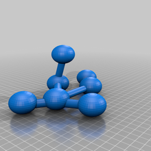 molecola biologia molecolare molecole 3d print model - Mito3D