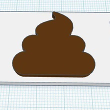 molle caca emoji 3d print model - Mito3D