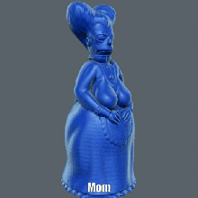 maman facile impression soutien 20ième siècle antagoniste robot Carol figure futurama matt_groening modèle sculpture support 3d print model - Mito3D