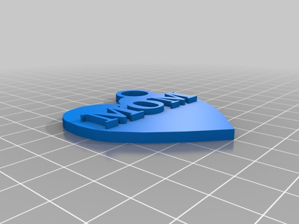 mom keychain  3d print model - Mito3D