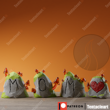 mãe pedras 3d print model - Mito3D