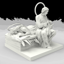 mamma riposo mangiatoia Vaticano Maria Natale Gesù cattolico Patata 3d print model - Mito3D