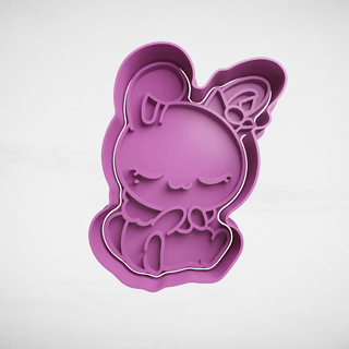 momo sakura carta rapitore biscotto taglierina frese stl muffe 3d print model - Mito3D