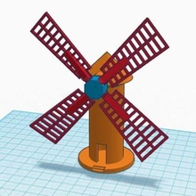 mon petit moulin divers mill vent deco 3d print model - Mito3D
