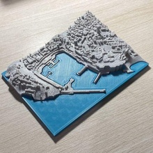 Monako ufuk çizgisi sahil şeridi f1 devre 3d print model - Mito3D