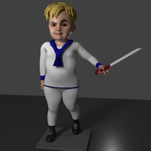 monchuky cemaat Sanat rakamlar Chucky terör 3d print model - Mito3D