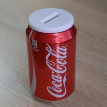 money box coca cola can home beverage coins container decor drink drinking kids toy pepsi save sprite useful 3d print model - Mito3D
